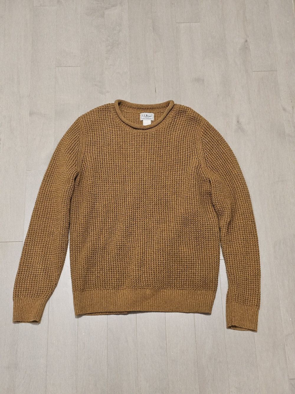 L.L. Bean Waffle Rollneck Sweater